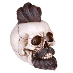 Skull w/ Hair & Beard (Click Pic)