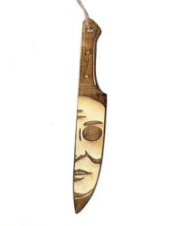 Michael Myers Knife Wood Ornament
