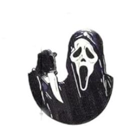 Ghost Face (Version Two) Ornament