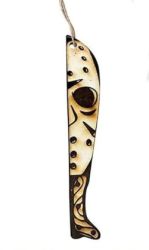 Jason Voorhees Knife Wood Ornament