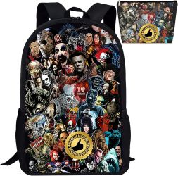 Horror Monster's Backpack & Zipper Bag