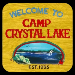 Camp Crystal Lake Corked Coaster