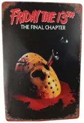 Friday The 13th The Final Chapter Metal Sign