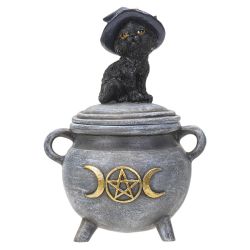 Black Cat On Cauldron (Click Pic)