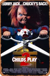 Child's Play 2 Metal Sign