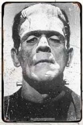 Frankenstein (Version Two) Metal Sign