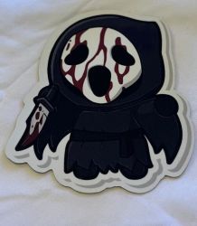 Bloody Ghost Face Magnet